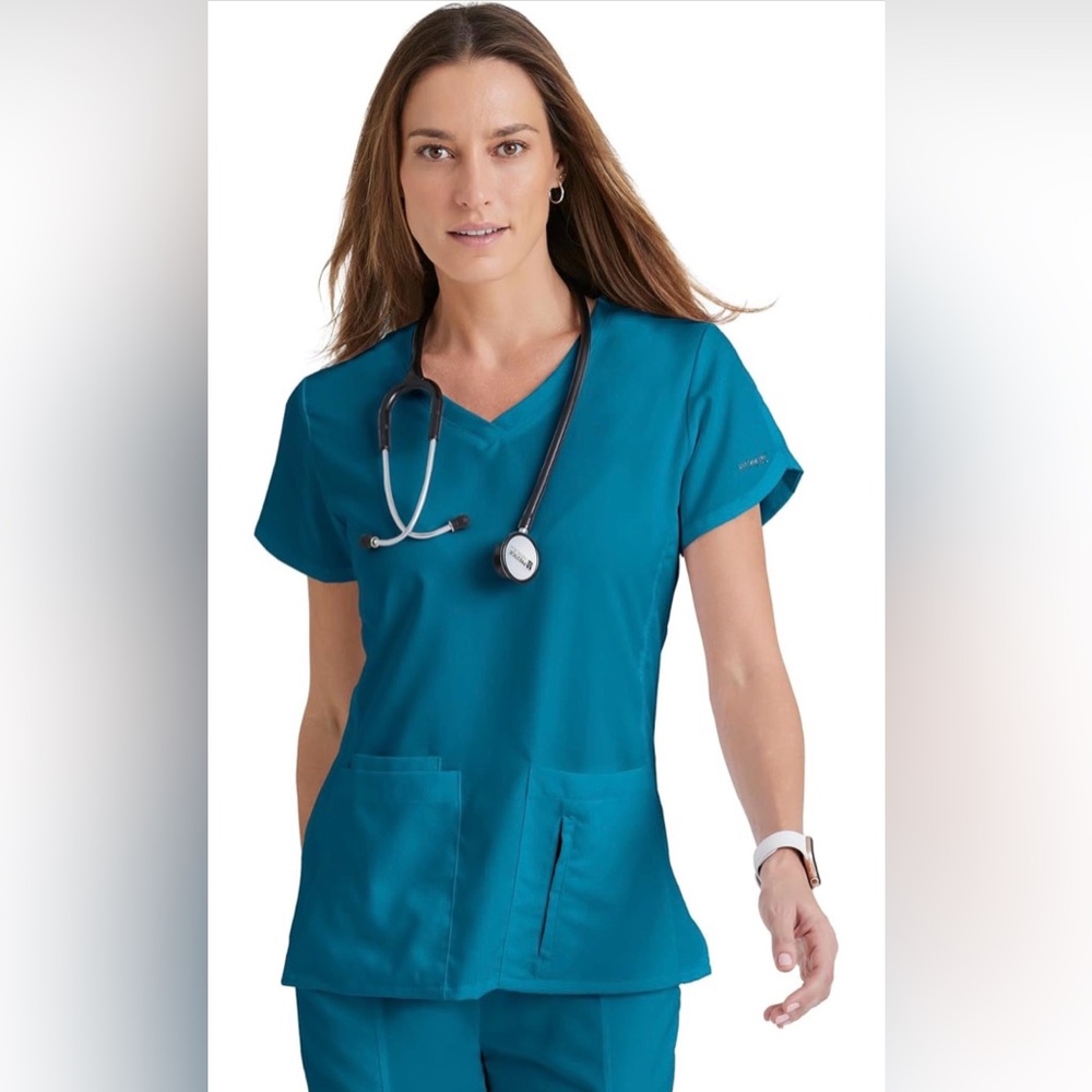 Grey's Anatomy Women's Cora Bahama Scrub Top